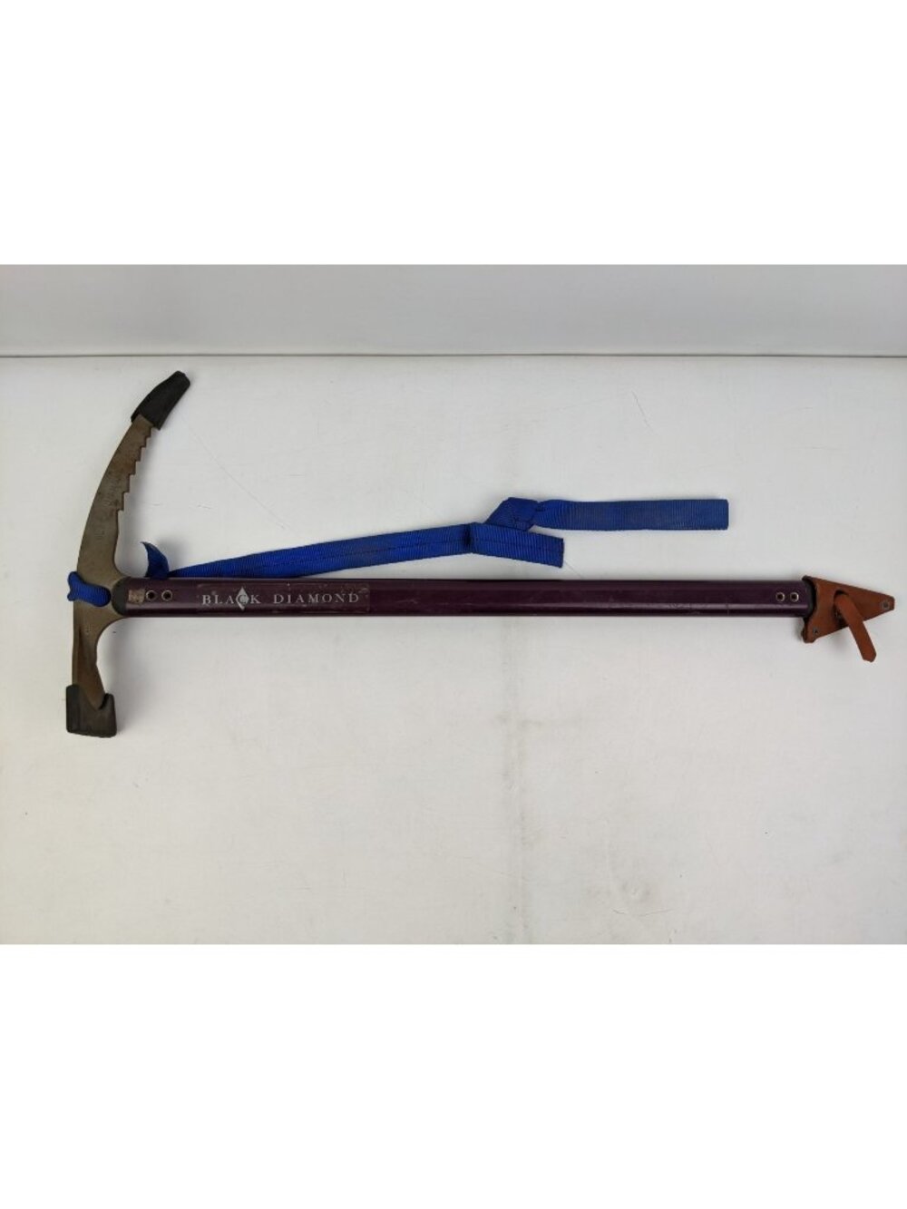 Black Diamond ice axe mountain climbing rock tool vintage purple 28" long